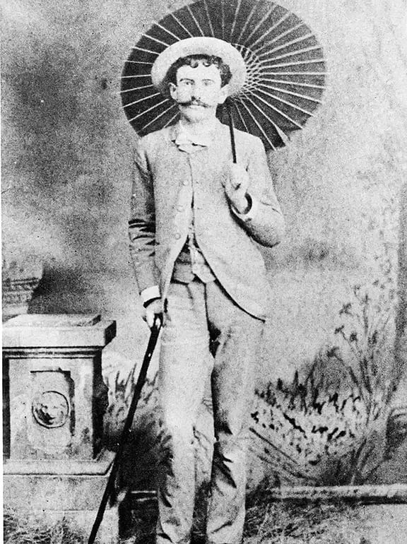 O. Henry as a young man in Texas.